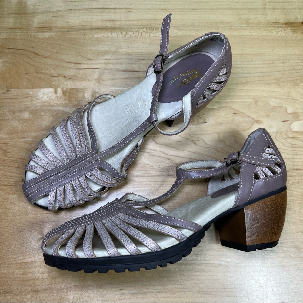 Jambu lavender Strappy Block Heel Sandals